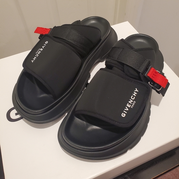 GIVENCHY Spectre Logo Printed Sandals - UNISEX - Picture 2 of 8